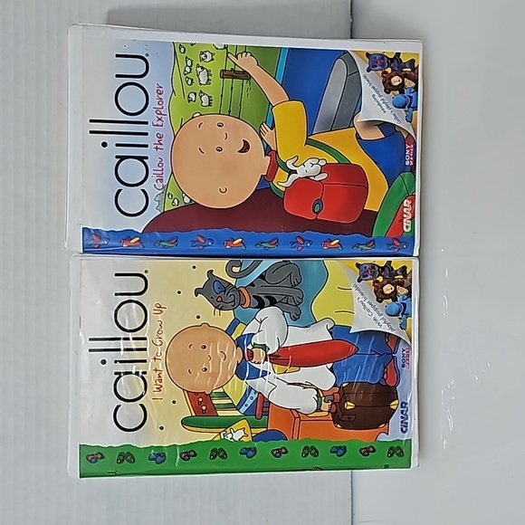 Vintage Caillou Vhs tapes - Picture 1 of 3